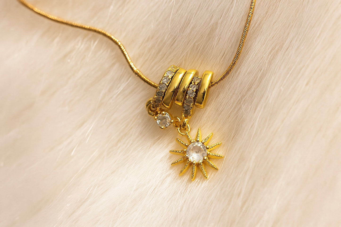 LuxeSun Anti-Tarnish Pendant Necklace