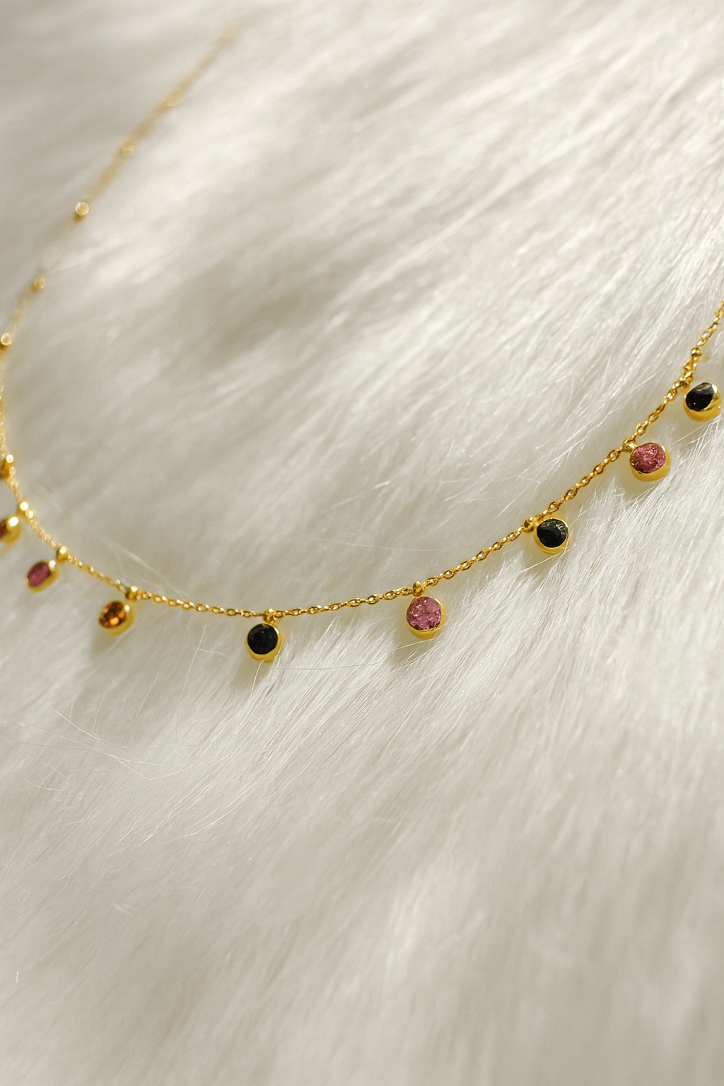 LuxeStone Droplet AntiTarnish Necklace