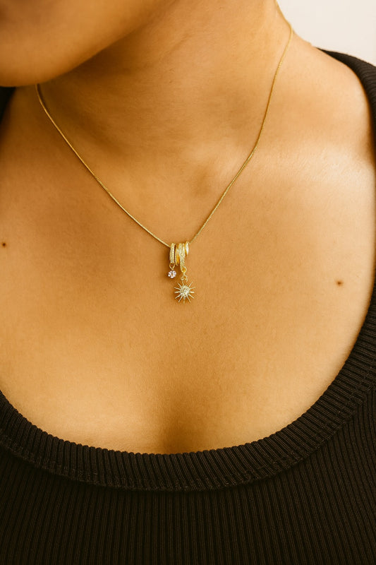 LuxeSun Anti-Tarnish Pendant Necklace