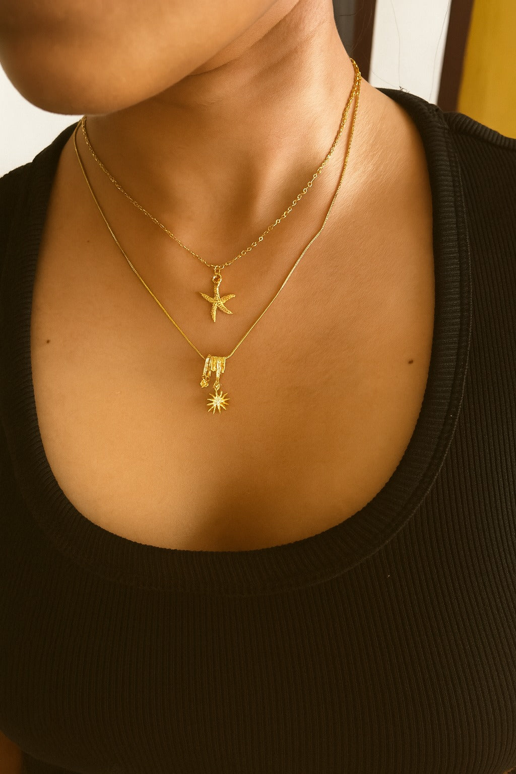 LuxeSun Anti-Tarnish Pendant Necklace